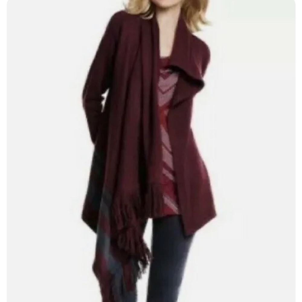 Cabi Wine Wrap Sweater - Women’s S - Picture 1 of 7